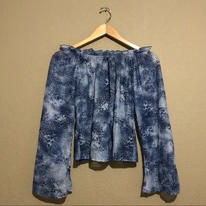 Off the shoulder blouse